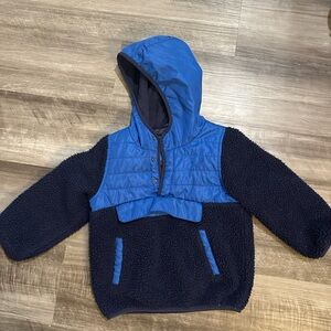 Toddler boys fleece pullover jacket